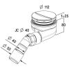 Сифон для душевого поддона Radaway TurboFlow TB90P Белый