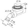 Сифон для душевого поддона Radaway TurboFlow TB50P