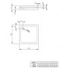 Душевой поддон Radaway Siros C 90 SBC9917-1