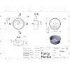 Кухонна мийка Fancy Marble Texas 101050013 сіра