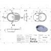 Кухонна мийка Fancy Marble Vermont 113080001 біла