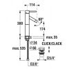 Смеситель для умывальника Jika Mio H3117180040021