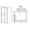 Душевой уголок Radaway Carena KDJ 120R 34442-01-08NR