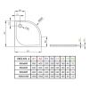 Душевой поддон Radaway Delos A 85 SDA8585-01