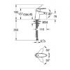 Смеситель для биде Grohe Eurodisc Cosmopolitan 33245002