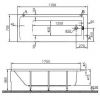 Акриловая прямоугольная ванна Koller Pool Neon New 170х70