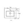 Умывальник Fancy Marble Annabelle 700C 4007101