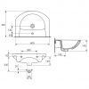 Раковина меблева Cersanit Libra 60