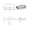 Умывальник Cersanit Pure 80 K101-008-BOX (800х465)