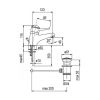 Смеситель для умывальника Armatura Jantar 472-835-03
