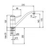 Кухонный смеситель Armatura Jantar 473-935-03