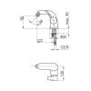 Смеситель для биде Armatura Malachit 4407-011-00