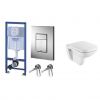 Инсталляция Grohe Rapid SL 4в1 38772001 комплект с унитазом Roca Debba A34H998000 с сиденьем Soft Close