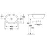 Умывальник Villeroy & Boch Loop&Friends 615520R1 (570х405)