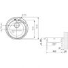 Круглая кухонная мойка Franke ROL 610-41 101.0255.788 декор
