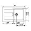 Кухонная мойка FRANKE Sirius Tectonite SID 611-78 112.0155.038