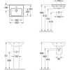 Умивальник Villeroy & Boch Subway 2.0 73154501 (450х370)