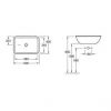 Умивальник Villeroy & Boch Loop&Friends 614500R1 (600х405)