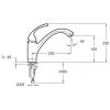 Кухонный смеситель Jacob Delafon Forte E10415-CP