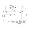 Кухонный смеситель Franke D-FLUX 115.0255.605