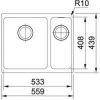 Кухонная мойка Franke SID 160 125.0395.609 черный