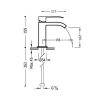 Смеситель для умывальника Tres Cuadro 006.101.01