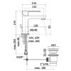 Смеситель для умывальника Paffoni ELLE EL 075 CR