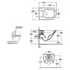 Унитаз подвесной Globo Forty3 FOS03.BI