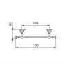 Полотенцедержатель Bellosta Edward 12-0862/30