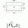 Умывальник Catalano Premium 70 170VP00 (700х370)