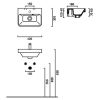 Умывальник Catalano Proiezioni 142SPR00 (420х320)