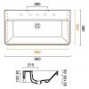 Умывальник Catalano Proiezioni 190PR4800 (900х480)