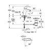 Смеситель для умывальника Grohe Eurosmart New 2339310E