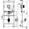 Инсталляция для писсуара Sanit Ineo 90.668.00.T000