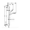 Душевой гарнитур Hansgrohe Croma Select E 26592400