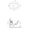 Унитаз подвесной Catalano Zero 1VS55NR00 Newflush