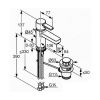 Смеситель для умывальника Kludi Zenta Eco 382520575
