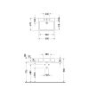 Умывальник Duravit Vero 04546008271 WonderGliss (600х470)