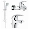 Комплект смесителей для ванны Grohe Euroeco 123226S