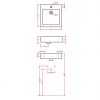 Умывальник ArtCeram Fuori Classe TFL017 (420х440)