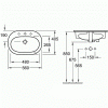Умывальник Villeroy & Boch O.novo 416157R1 (560х405)