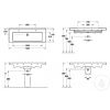 Умивальник Villeroy & Boch Subway 2.0 7176D2R3 (1300х470)