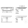 Умивальник Villeroy & Boch Subway 2.0 7176D101 (1300х470)
