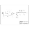Умивальник Villeroy & Boch Subway 2.0 7176D3R1 (1300х470)