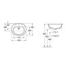 Умивальник Villeroy & Boch O.novo 416056R1 (550х450)