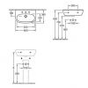 Умывальник Villeroy & Boch O.novo 51666301 (600х380)