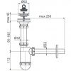 Сифон для умывальника Alcaplast A411