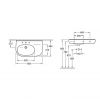 Умивальник Villeroy & Boch O.novo 516080R1 (800х490)