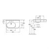 Умывальник Villeroy & Boch O.novo 516081R1 (800х490)