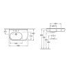 Умывальник Villeroy & Boch O.novo 51608GR1 (800х490)